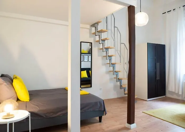 Apartmán Stylish Loft Selfcheckin Street Parking Berlín